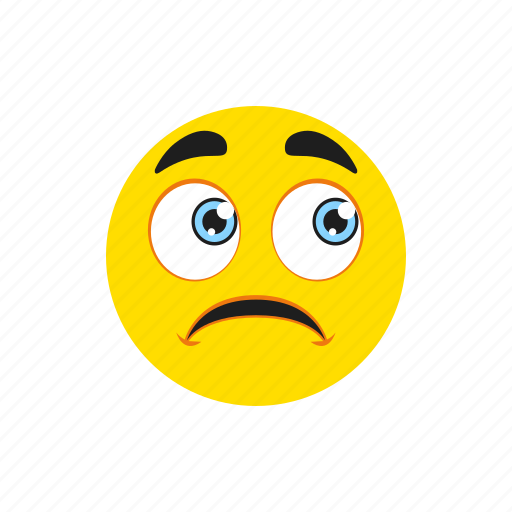 Worried, nervous, emoji, emoticon icon - Download on Iconfinder
