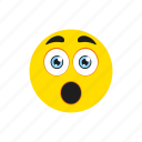 wow, emoji, surprised, shocked, emoticon