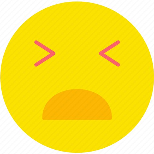 Pain, emojis, emoji, emotion, sad icon - Download on Iconfinder