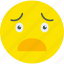 sad, emojis, emoji, depressed, disappointed, emoticon 