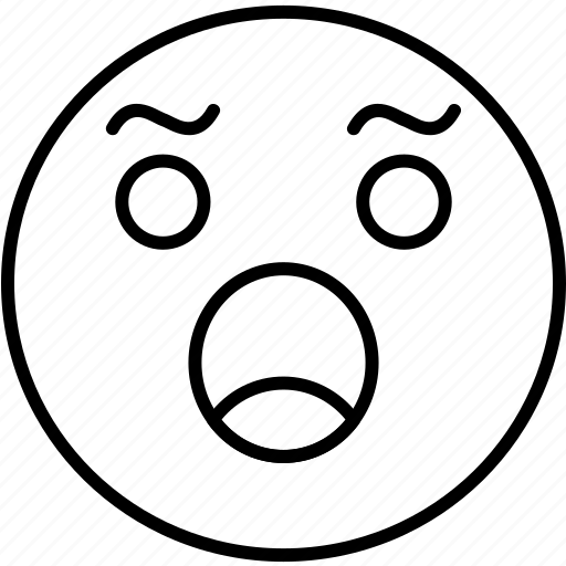 Shocked, emojis, emoji, avatar, emoticon, emotion, face icon - Download on Iconfinder