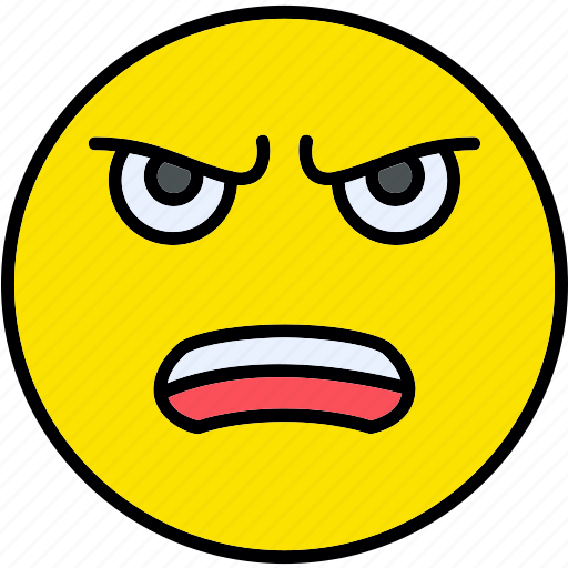 Angry, emojis, emoji, dislike, expression, social, emoticons icon - Download on Iconfinder