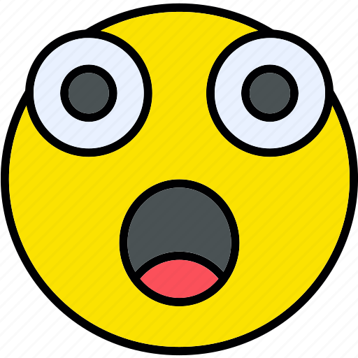 Astonished, emojis, emoji, emoticon, surprised icon - Download on Iconfinder