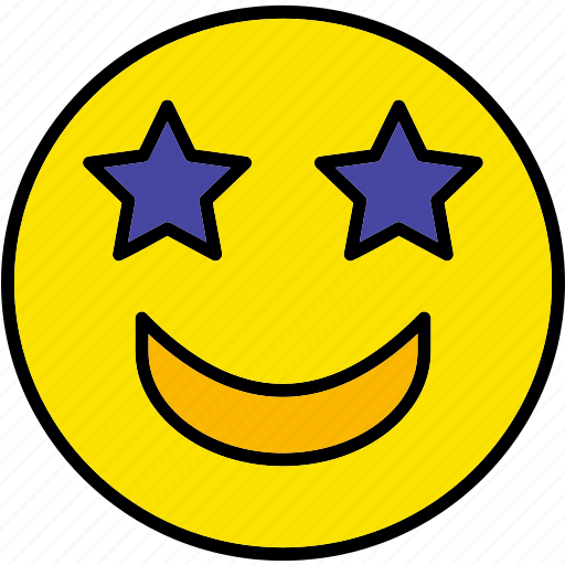 Excited, emojis, emoji, happy, positive, smile, smiley icon - Download on Iconfinder