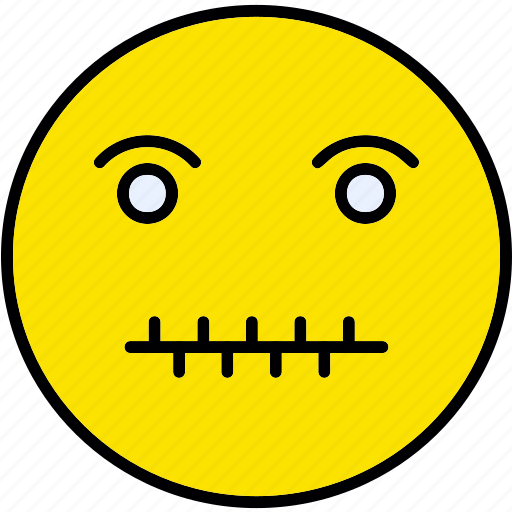 Secret, emojis, emoji, closed, emoticon, mouth, shut icon - Download on Iconfinder