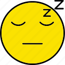 sleep, emojis, emoji, emoticon, sleeping