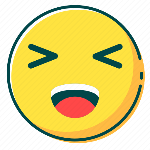 Avatar, emoji, emoticon, face, laugh icon - Download on Iconfinder
