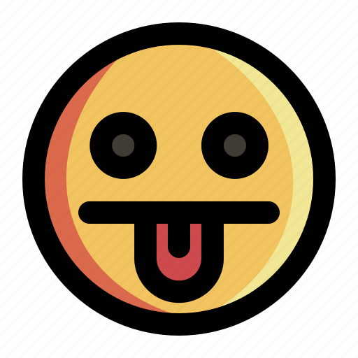 Emoji, emoticon, expression, face, feeling, smiley, tease icon - Download on Iconfinder