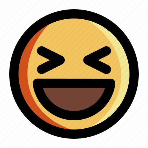 Emoji, emoticon, expression, face, happy, laugh, smiley icon - Download on Iconfinder