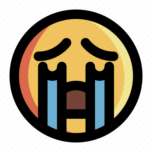 Cry, emoticons, expression, face, feeling, sad, smiley icon - Download on Iconfinder