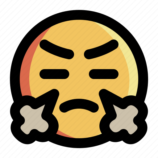 Angry, emoji, emoticon, emotion, expression, face, smiley icon - Download on Iconfinder