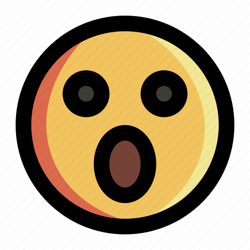 Emoji, emoticon, expression, face, shocked, smiley, surprised icon - Download on Iconfinder