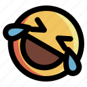 emoji, emoticon, expression, happy, laugh, lol, sticker