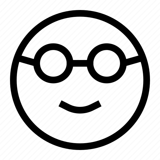 Nerd, emoji, emotion, face, expression icon - Download on Iconfinder