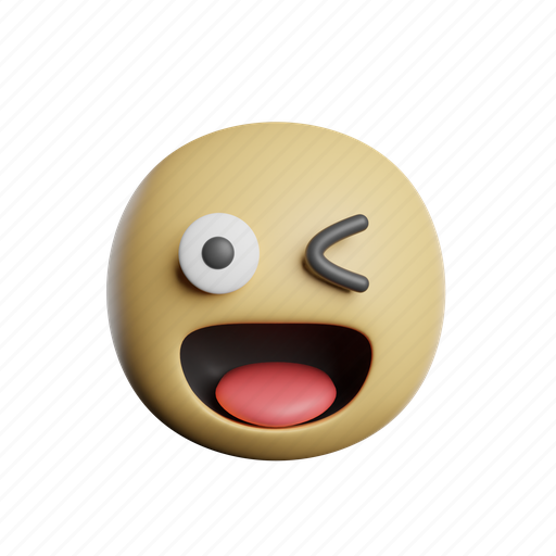 Emoticon, eye, emoji, face, emotion, smiley, expression 3D illustration - Download on Iconfinder
