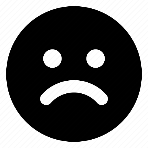 Sad, emoji, emoticon, emotion, expression, face icon - Download on Iconfinder