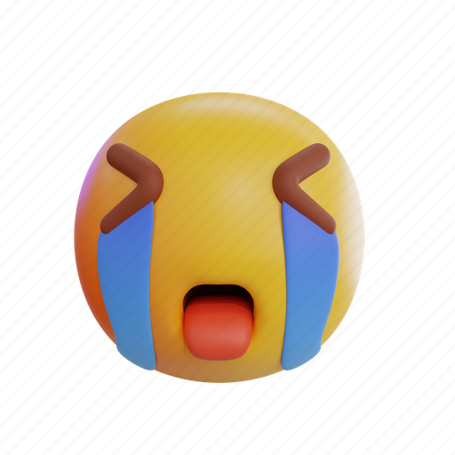 Crying, happy, cute, expression, emotion, emoticon, face icon - Download on Iconfinder