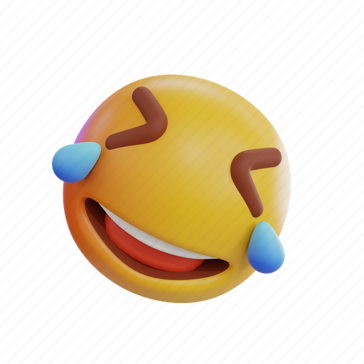 Laughing, with, thears, happy, emotion, emoticon, face icon - Download on Iconfinder