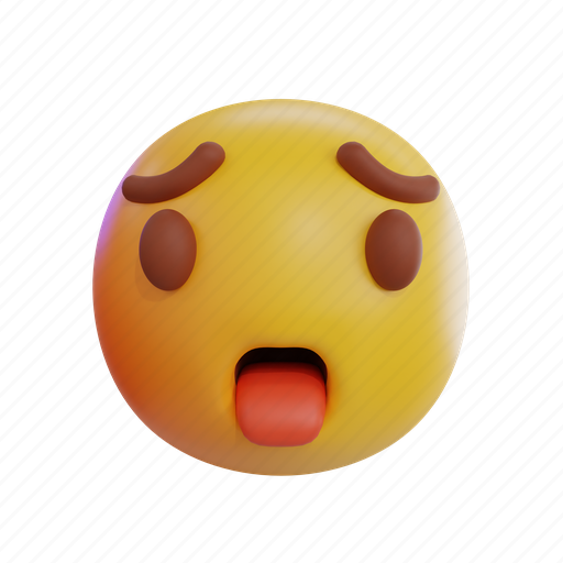 Shocked1, emoticon, emoji, face, yellow, smile, expression icon - Download on Iconfinder