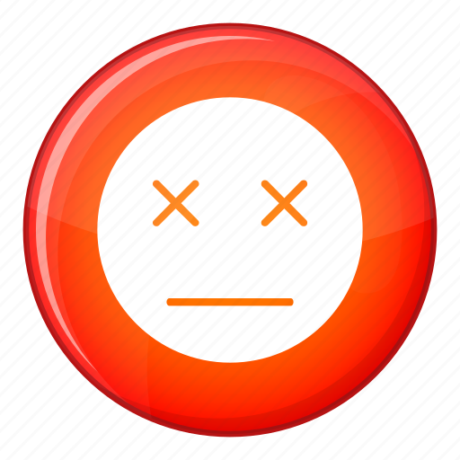 Dead, emoji, emoticon, emotion, expression, eye, face icon - Download on Iconfinder