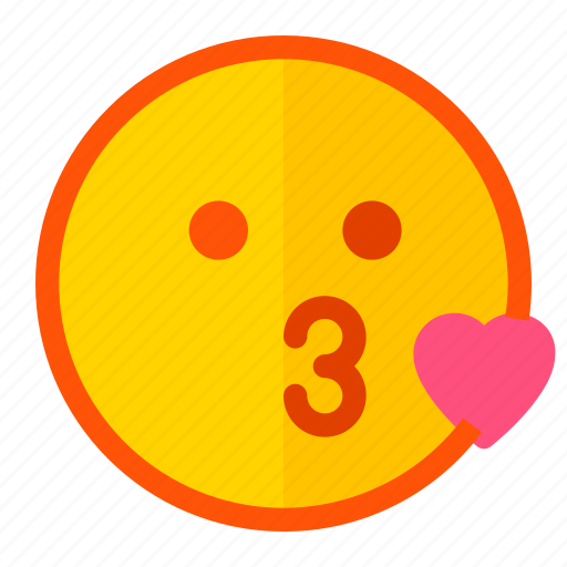 Adore, amour, emoji, emoticon, expression, kiss, love icon - Download on Iconfinder