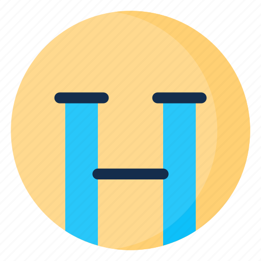 Cry, emoji, emoticon, emotion, sad icon - Download on Iconfinder