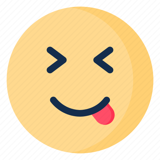 Delicious, emoji, emoticon, emotion, happy, smile, tongue icon - Download on Iconfinder