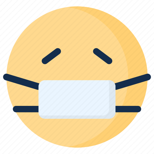 Emoji, emoticon, emotion, mask, sick icon - Download on Iconfinder