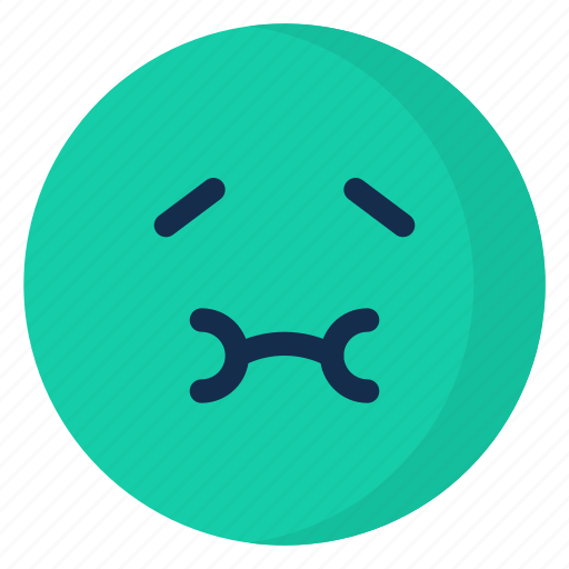 Emoji, emoticon, emotion, nauseated, sick icon - Download on Iconfinder
