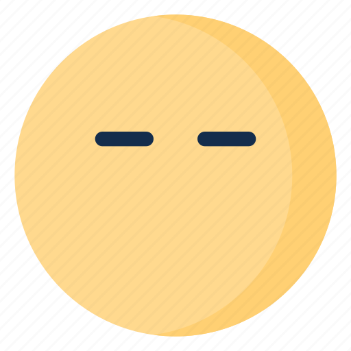 Bored, emoji, emoticon, emotion, faceless, sleep icon - Download on Iconfinder