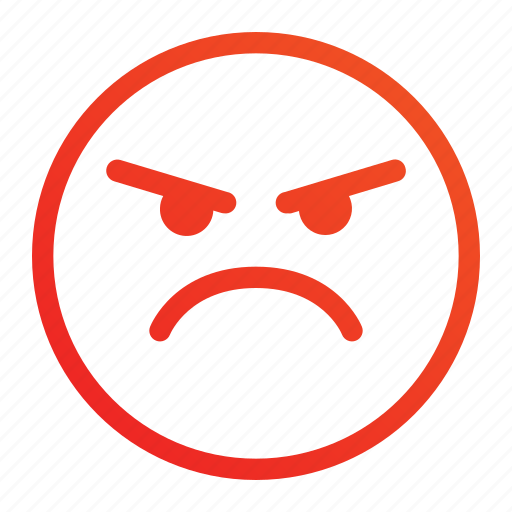 Angry, emoji, emoticon, mad icon - Download on Iconfinder