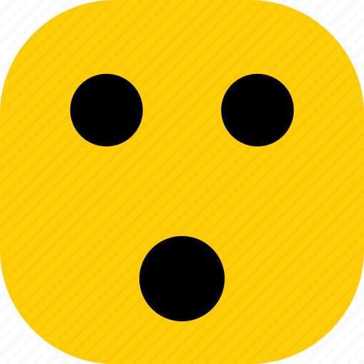 Emoticon, emoji, emoticons, expression, shocked icon - Download on Iconfinder