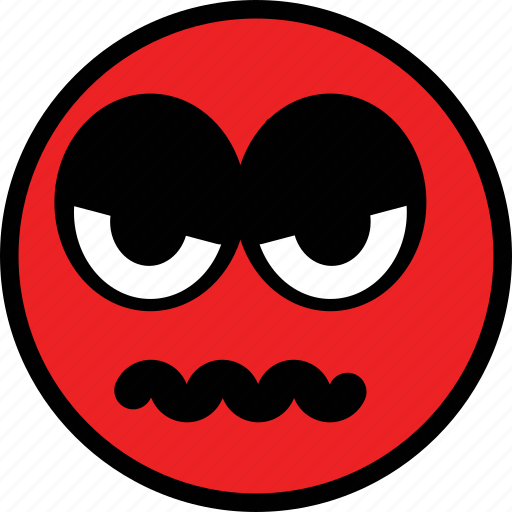 Emoticon, angry, emotion, face, sad icon - Download on Iconfinder