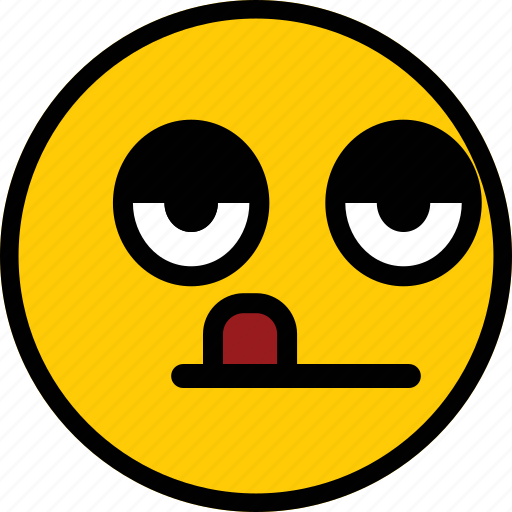Emoticon, bored, emoji, expression, face icon - Download on Iconfinder