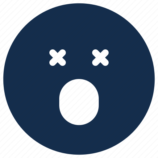 Dead, emoji, emoticon, emotion, surprised icon - Download on Iconfinder
