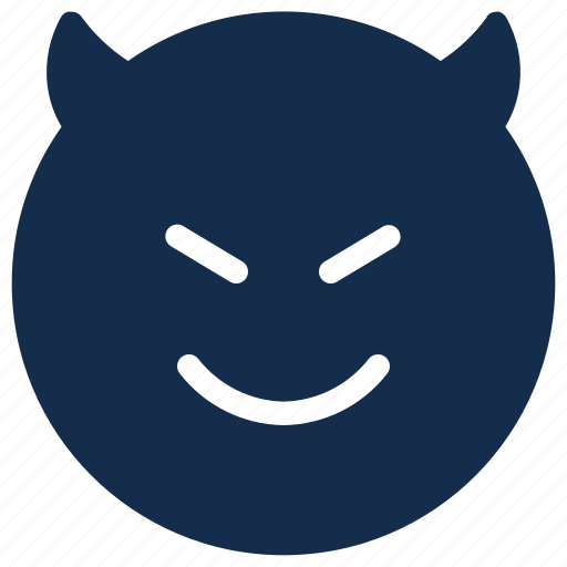Devil, emoji, emoticon, emotion, smile icon - Download on Iconfinder