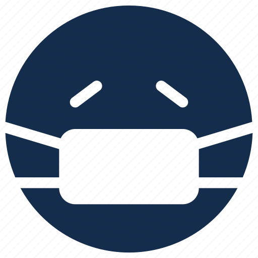 Emoji, emoticon, emotion, mask, sick icon - Download on Iconfinder