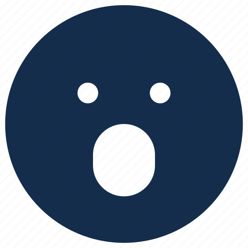 Emoji, emoticon, emotion, mouth, open, surprised icon - Download on Iconfinder