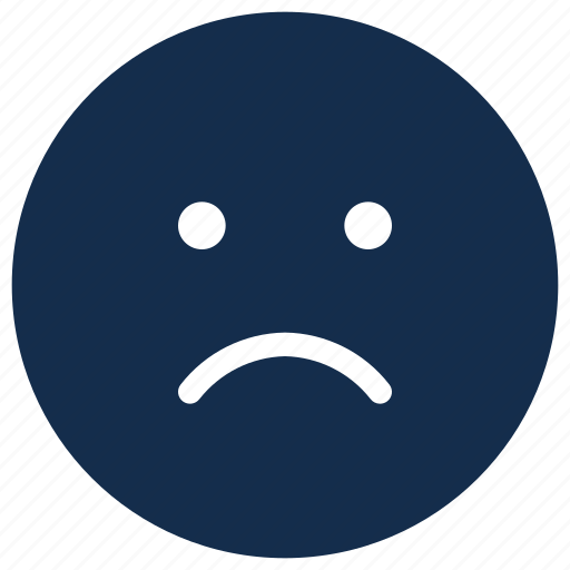 Disappointed, emoji, emoticon, emotion, sad icon - Download on Iconfinder