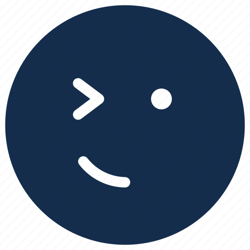Emoji, emoticon, emotion, smile, smirk, wink icon - Download on Iconfinder