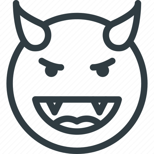 Devil, emoji, emote, emoticon, emoticons icon - Download on Iconfinder