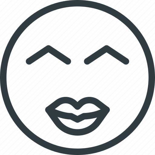 Emoji, emote, emoticon, emoticons, kiss icon - Download on Iconfinder
