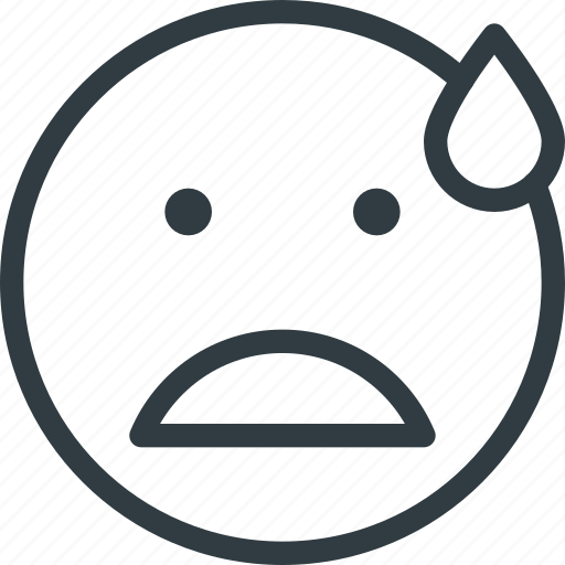 Emoji, emote, emoticon, emoticons, nervous icon - Download on Iconfinder