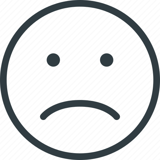 Emoji, emote, emoticon, emoticons, sad icon - Download on Iconfinder