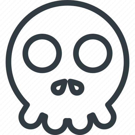 Emoji, emote, emoticon, emoticons, skull icon - Download on Iconfinder