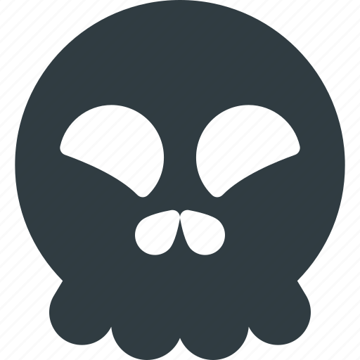 Emoji, emote, emoticon, emoticons, happy, skull icon - Download on Iconfinder