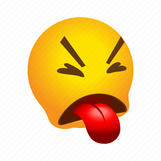 Disgust, emoticon, tongue icon - Download on Iconfinder