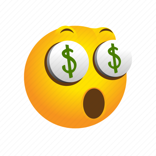 Ambitious, emoticon, greedy, money icon - Download on Iconfinder
