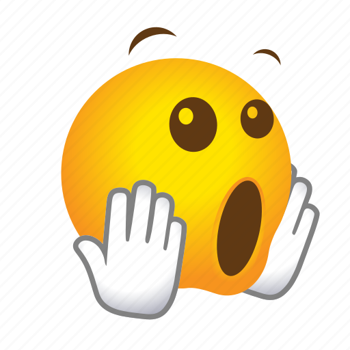 Emoticon, surprised, yikes icon - Download on Iconfinder