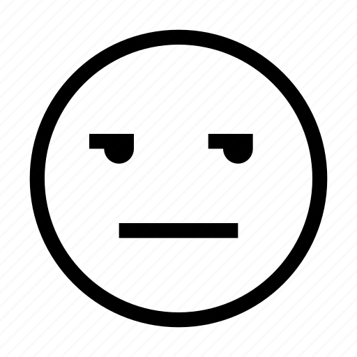 Emoji, emoticon, face, like, unamused icon - Download on Iconfinder